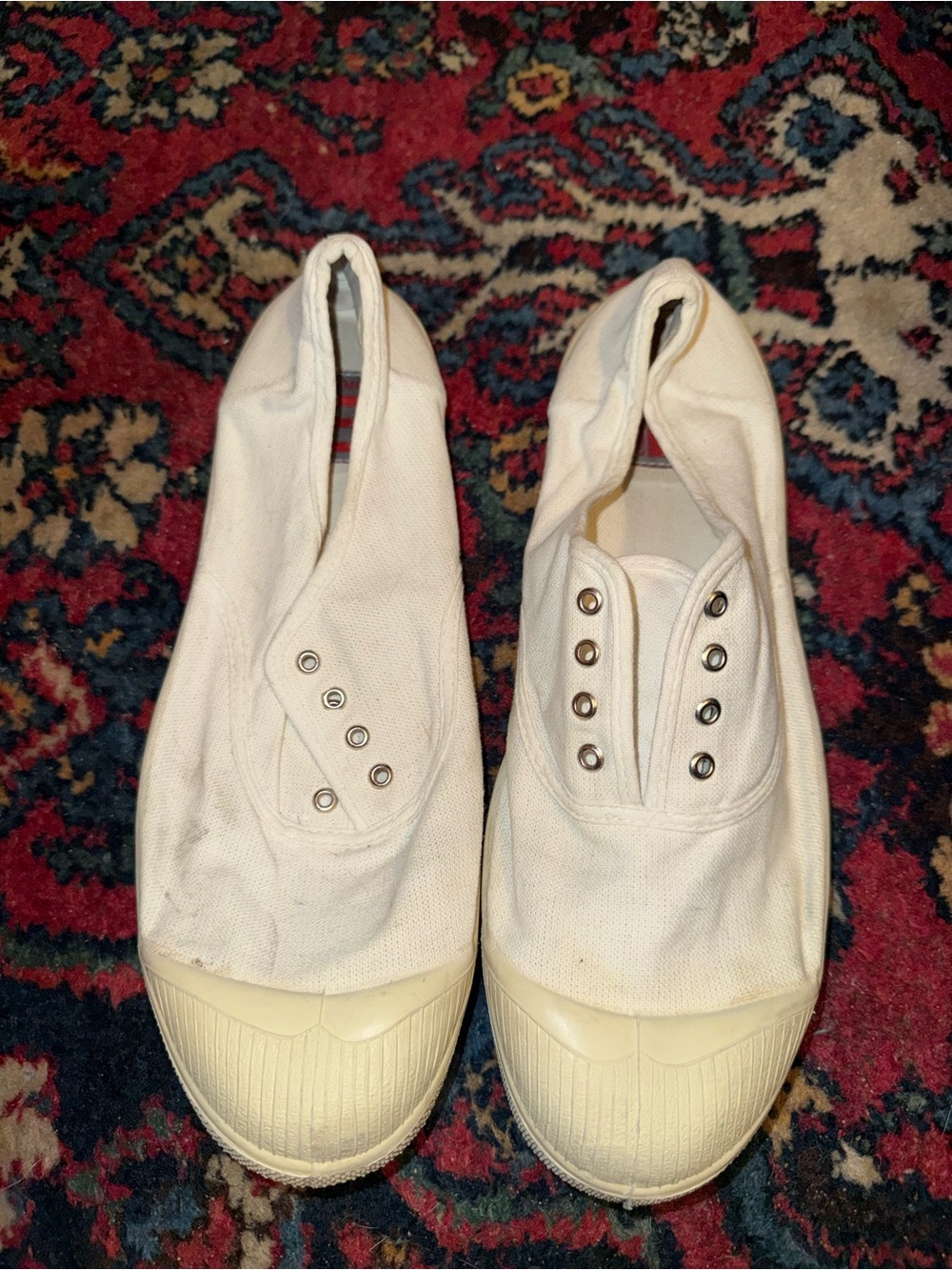 Bensimon Slip-On Sneakers in Off-White